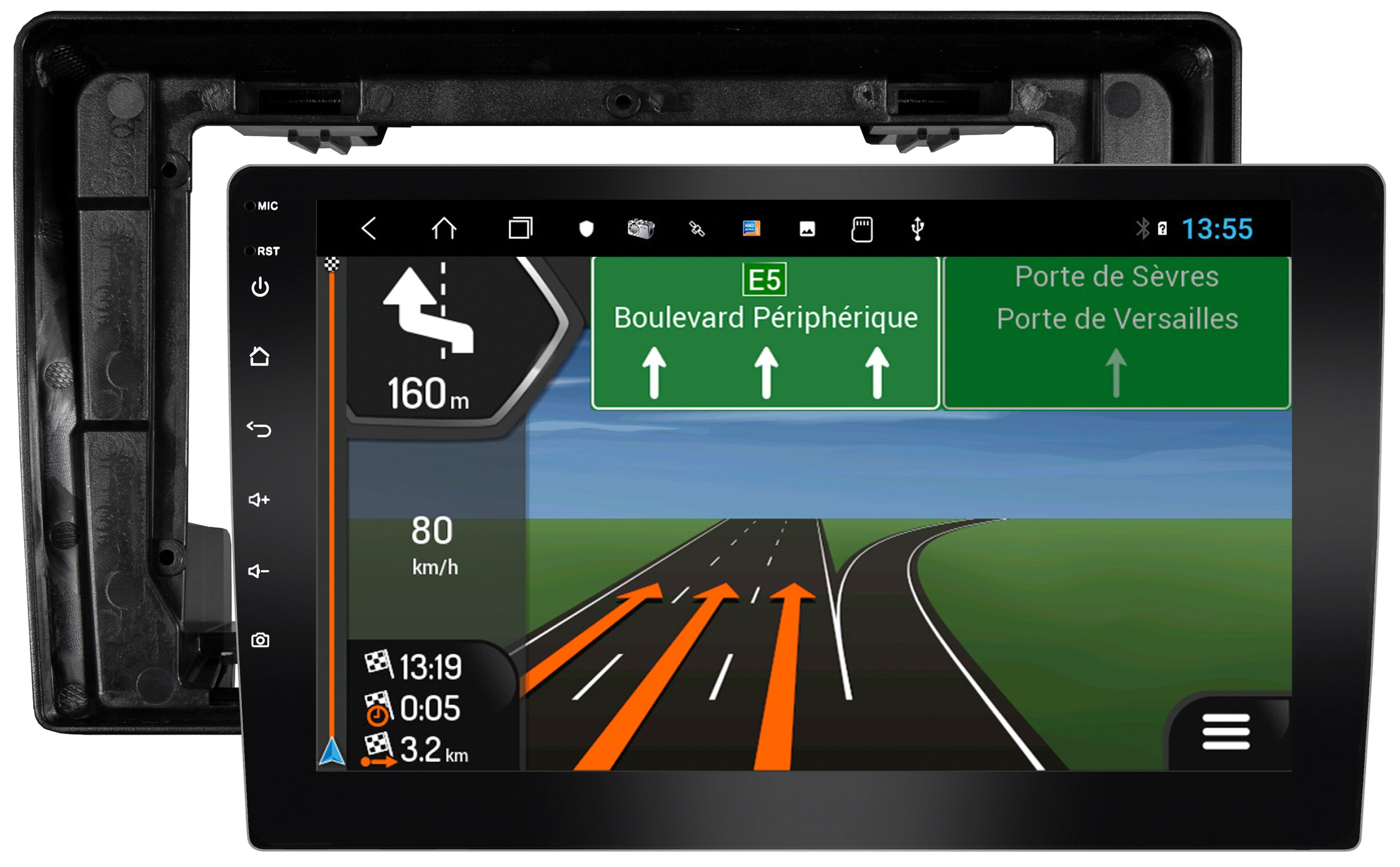 ESX Android 10.1" Naviceiver VNC950-DBJ-4G (incl. A6 Navikarte)
