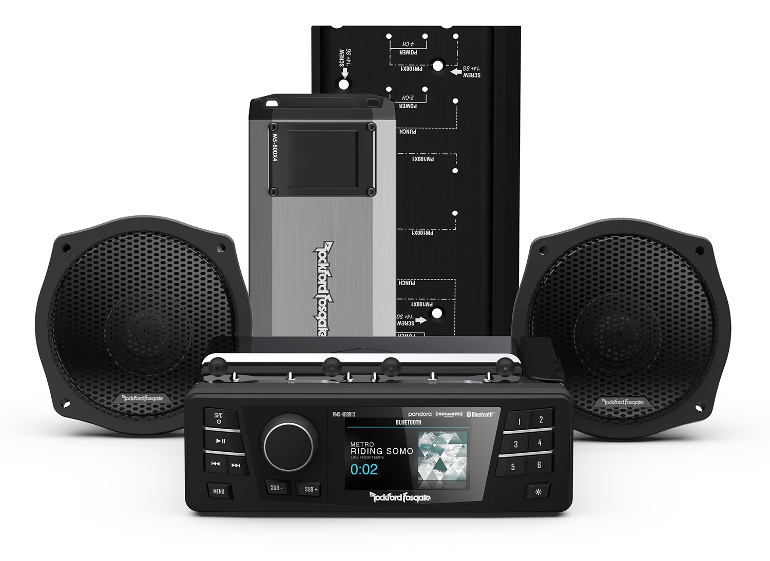 ROCKFORD FOSGATE Audio Kit HD9813SG-PMX-STG2