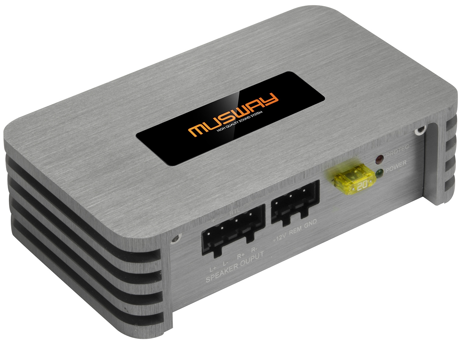 MUSWAY Digital 2-Kanal AMP P2