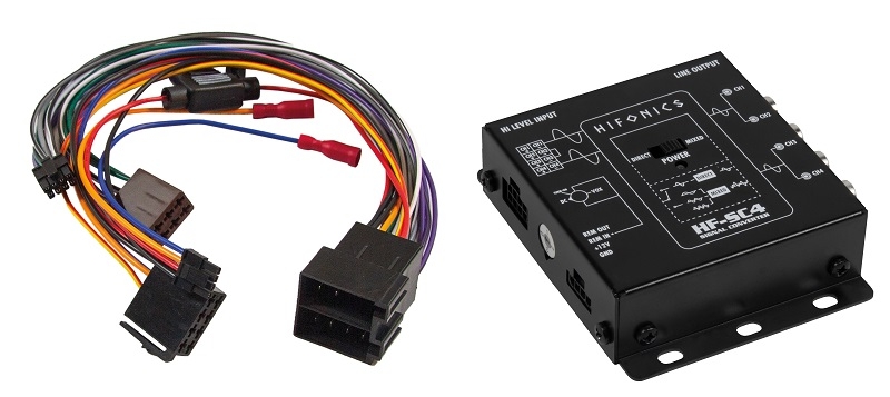 HIFONICS 4CH High to Low Level Converter HF-SC4-ISO (mit EPS)