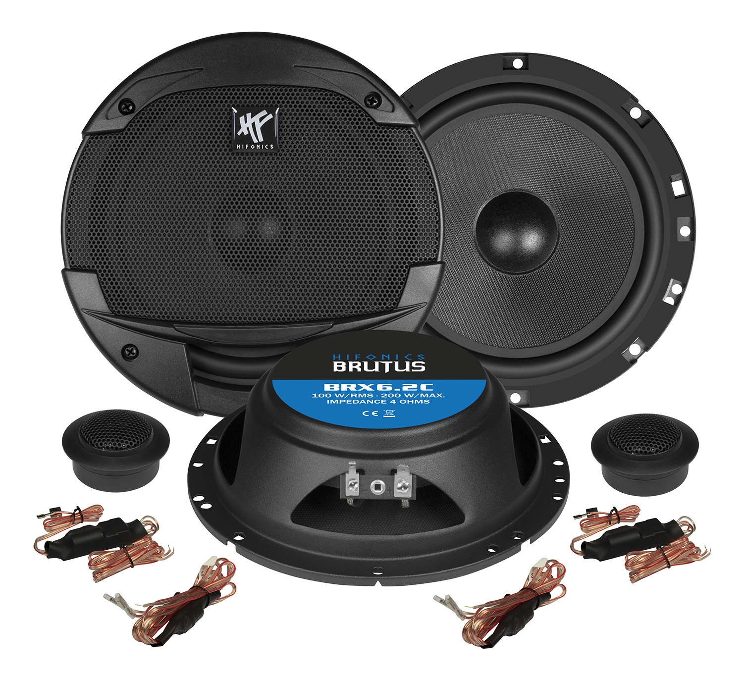 HIFONICS BRUTUS 2-Wege Kompo 16,5 cm BRX-6.2C