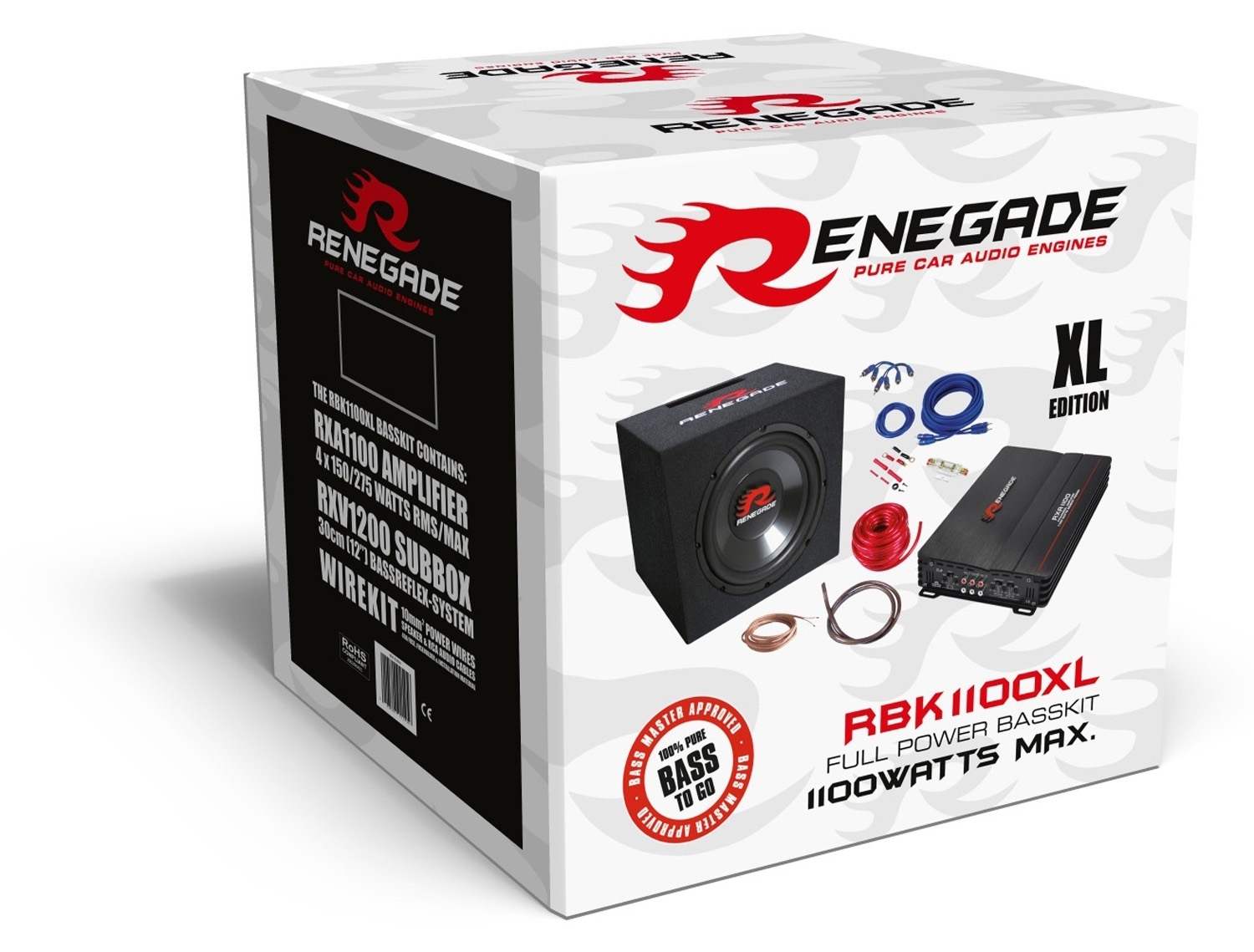 RENEGADE Basspack 4CH RBK1100XL