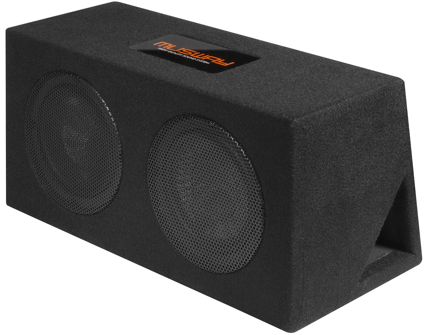 MUSWAY Dual Bassreflex-Gehäusesub MR-208Q
