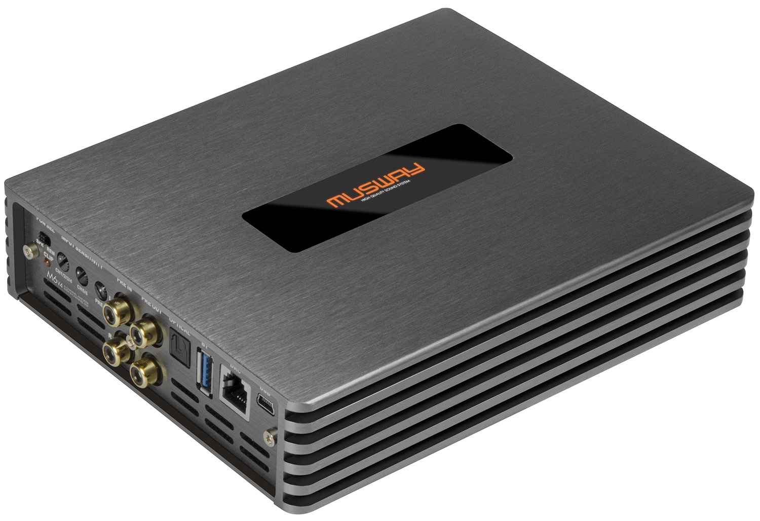 MUSWAY Digital 6-Kanal AMP mit 8-Kanal DSP M6v4-Evo (512K Version)