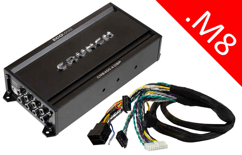 CRUNCH 4CH DSP AMP - CRE400.4DSP-ISO.M8