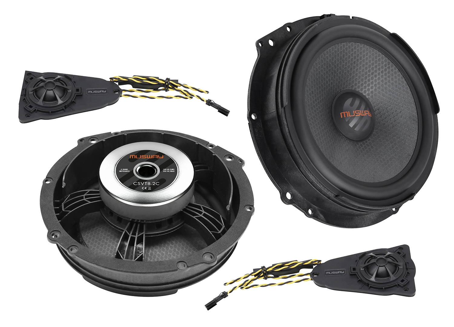 MUSWAY VW T5/6 Kompo-Kit 20 cm CSVT-8.2C