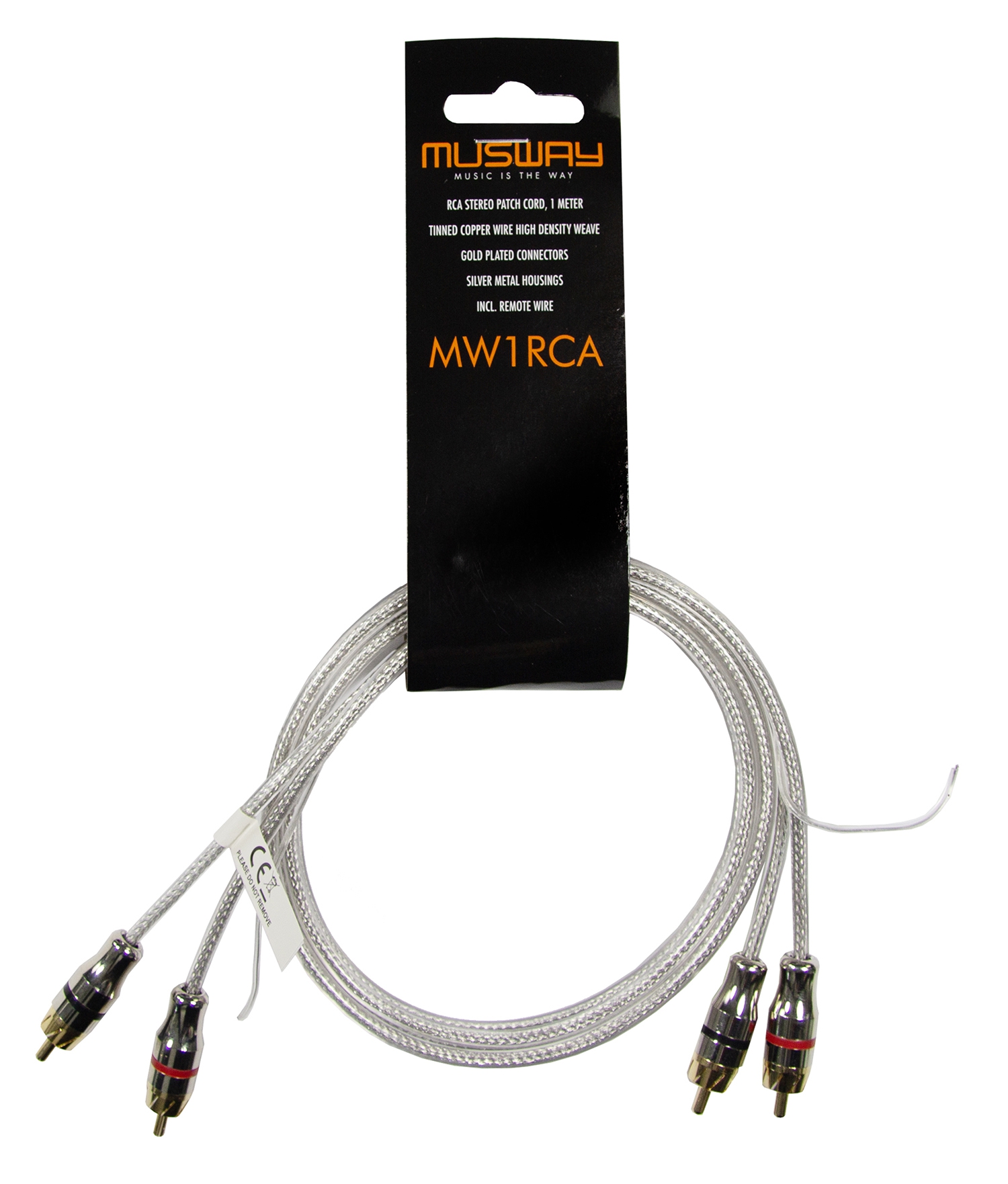 MUSWAY Cinchkabel 1 m MW1RCA