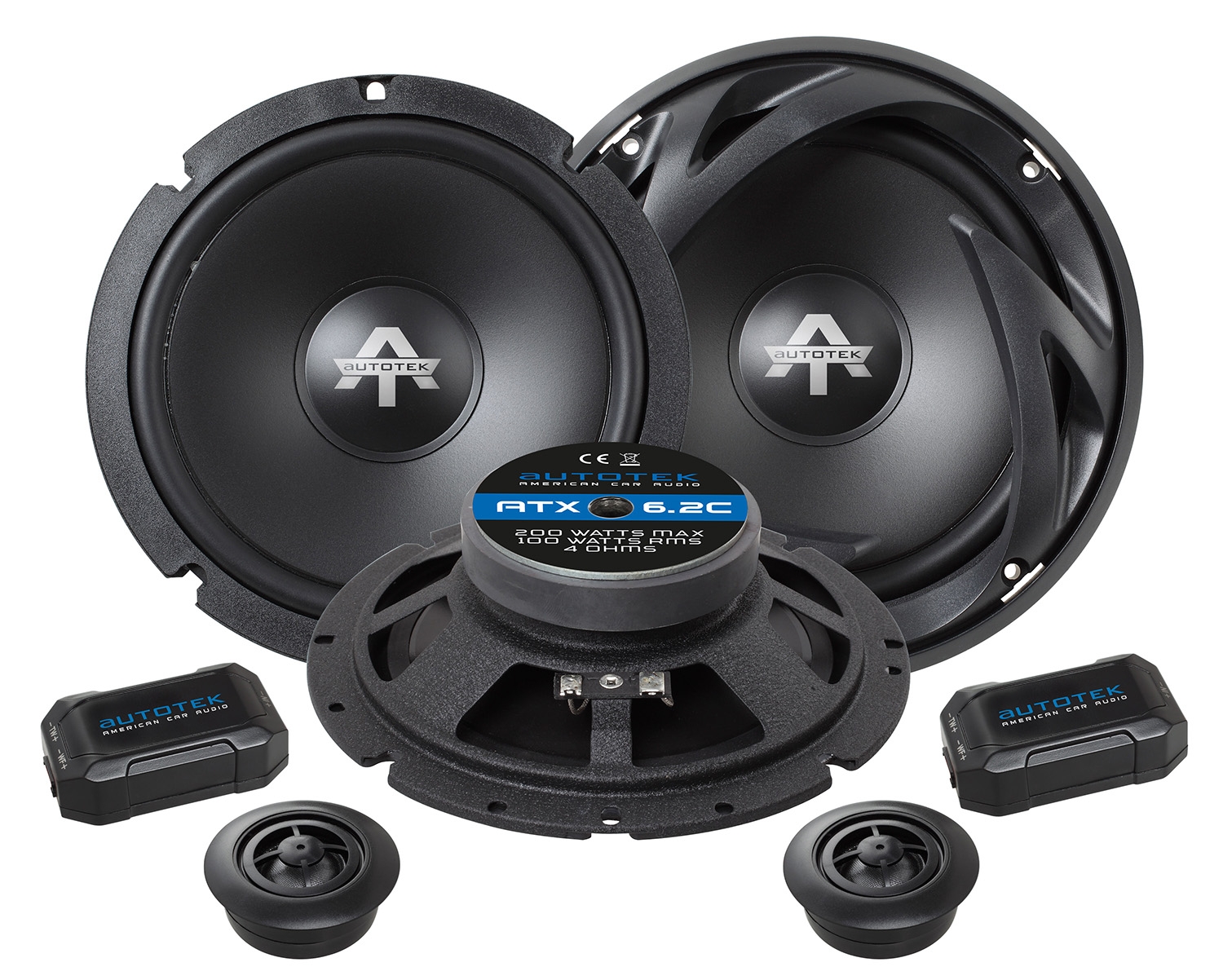 AUTOTEK 2-Wege Kompo 16,5 cm ATX-6.2C