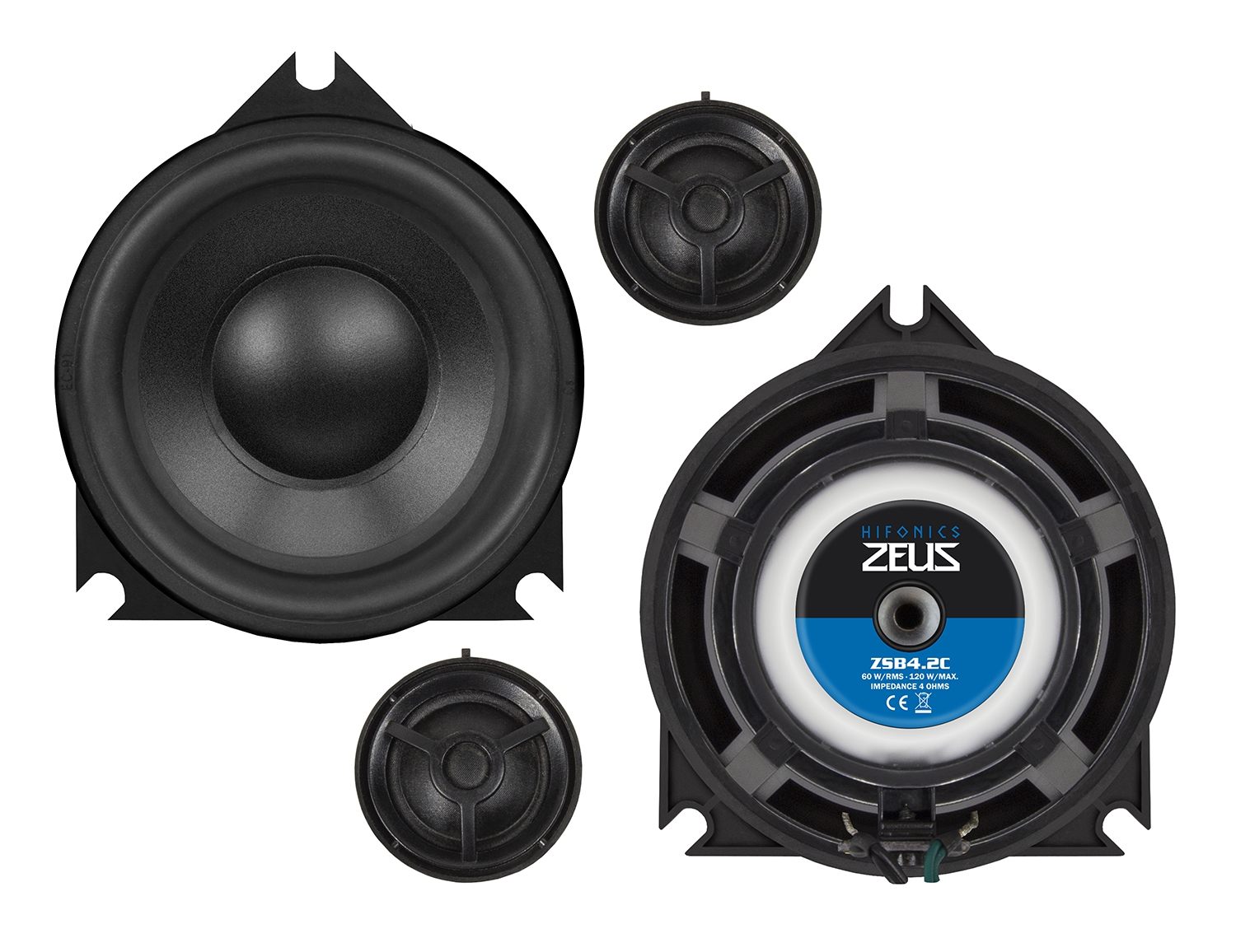 HIFONICS ZEUS 2-Wege Kompo 10 cm ZSB-4.2C