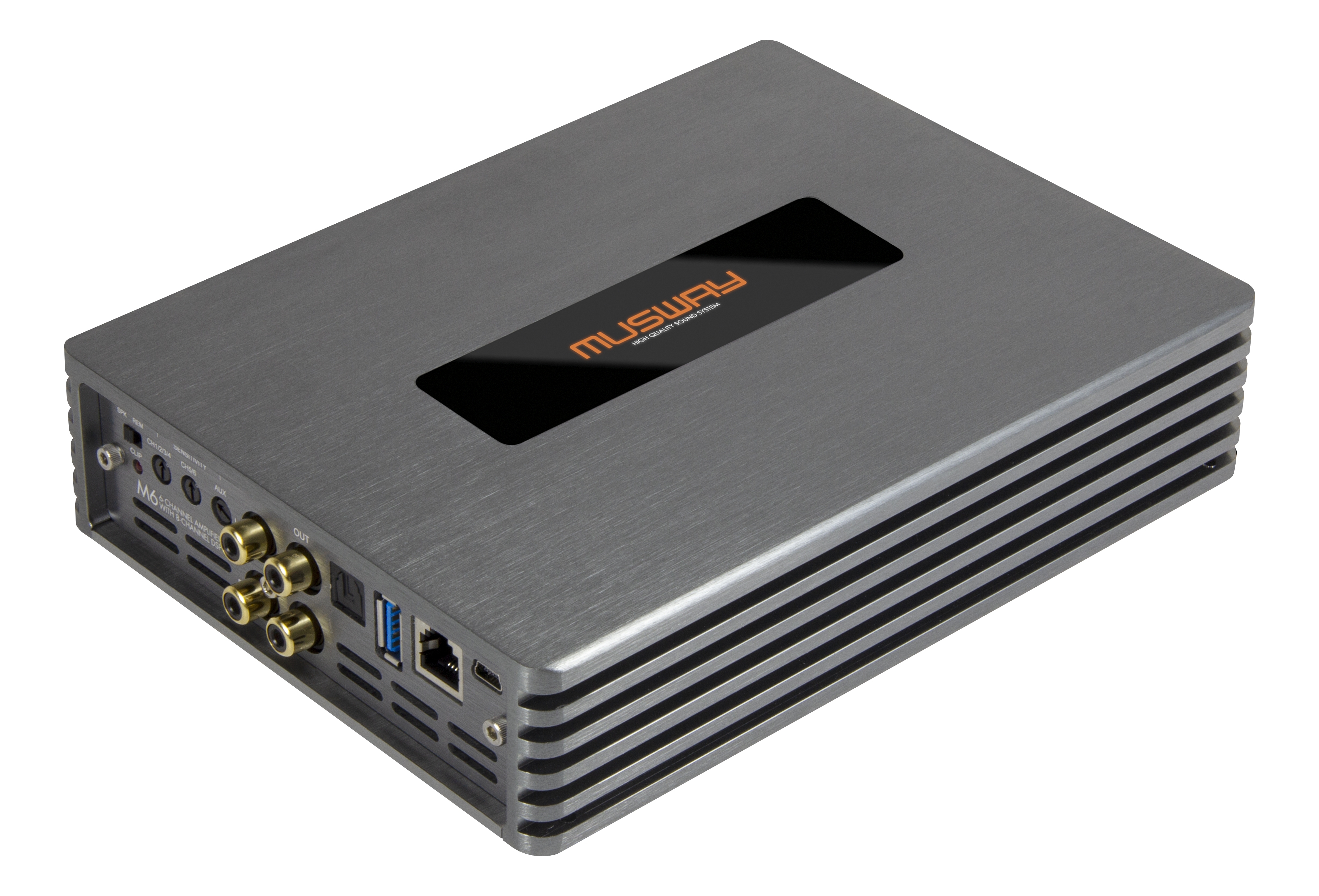 MUSWAY Digital 6-Kanal AMP mit 8-Kanal DSP M6v4 (512K Version)