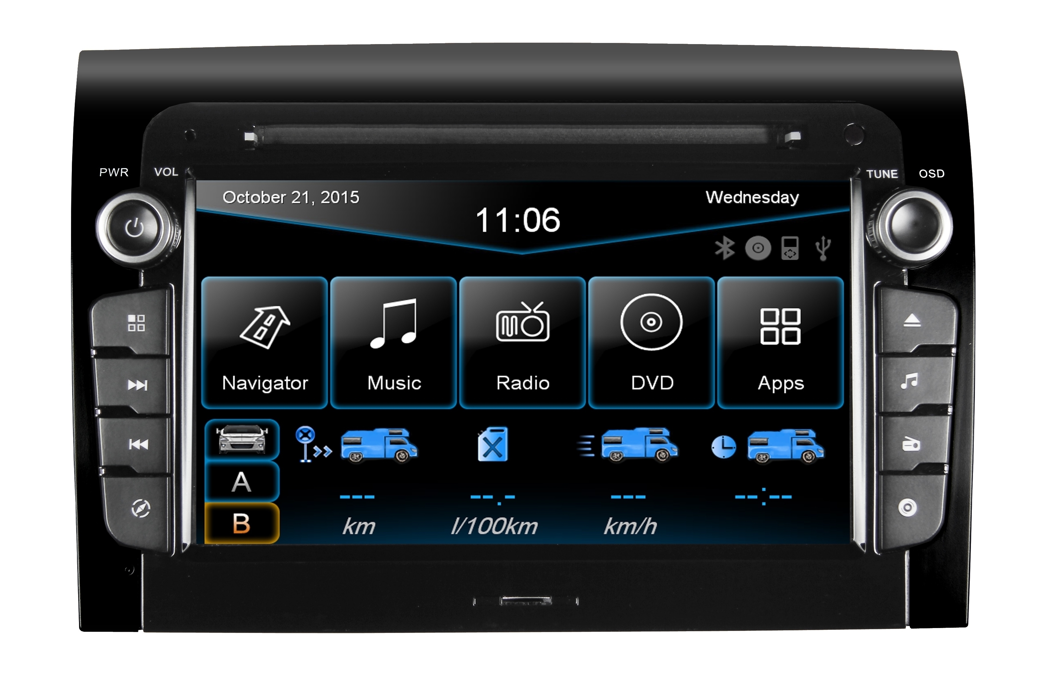 ESX Naviceiver VNC730-FI-DUCATO-DAB (mit iGo Camper-Software NG-S3)