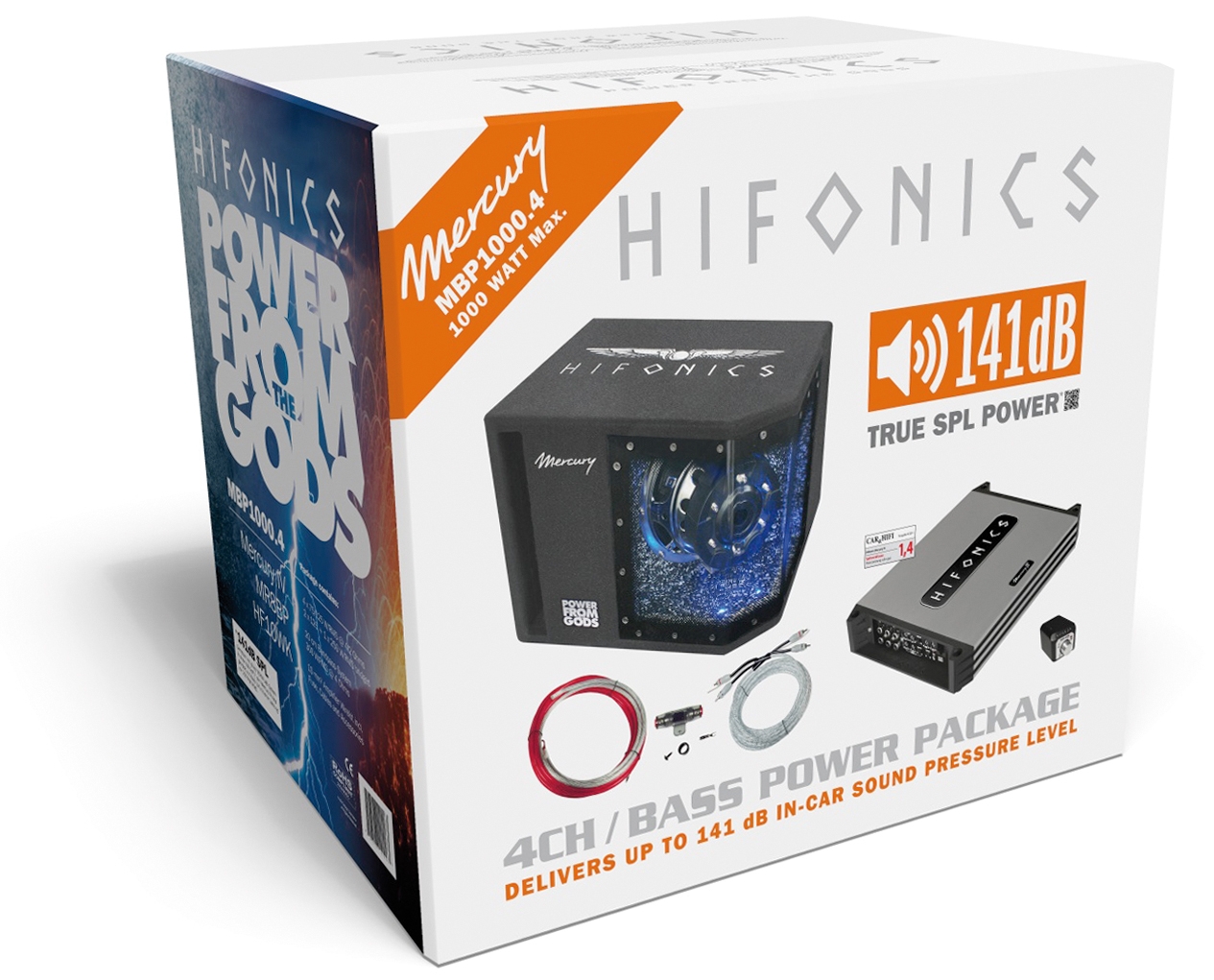 HIFONICS Basspack 4CH MBP1000.4
