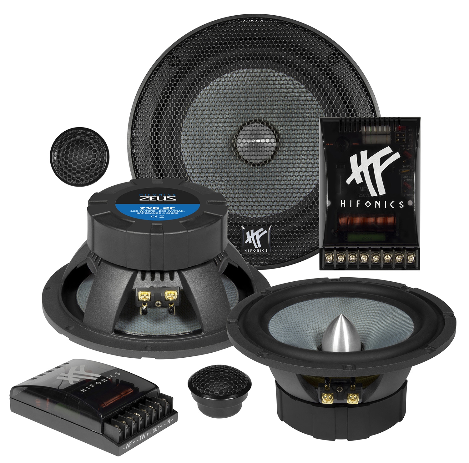 HIFONICS ZEUS 2-Wege Kompo 16,5 cm ZX-6.2C