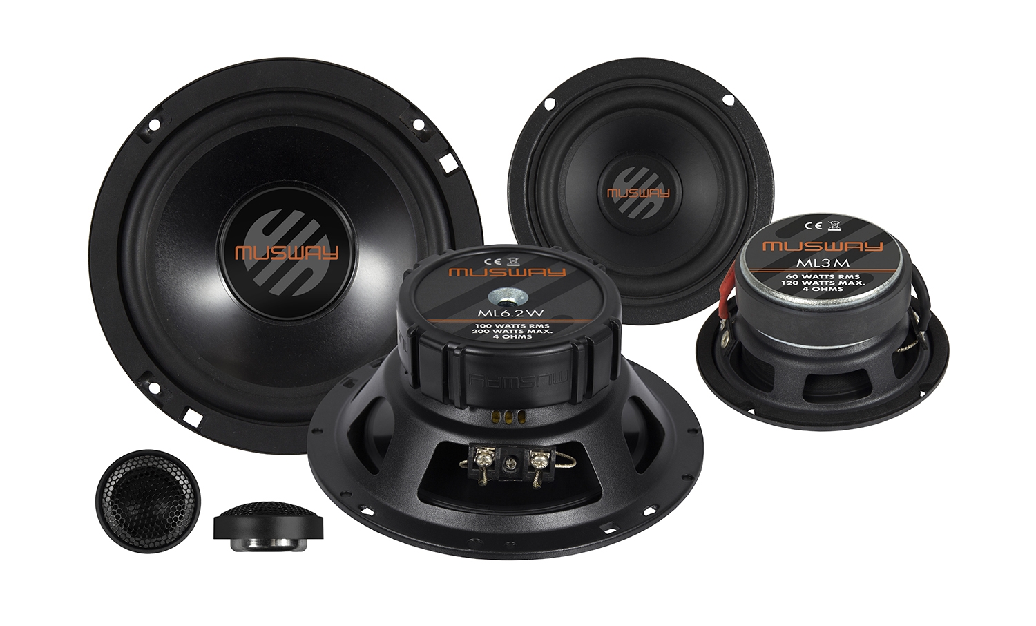 MUSWAY 3-Wege Aktiv Kompo 16,5 cm ML6.3A