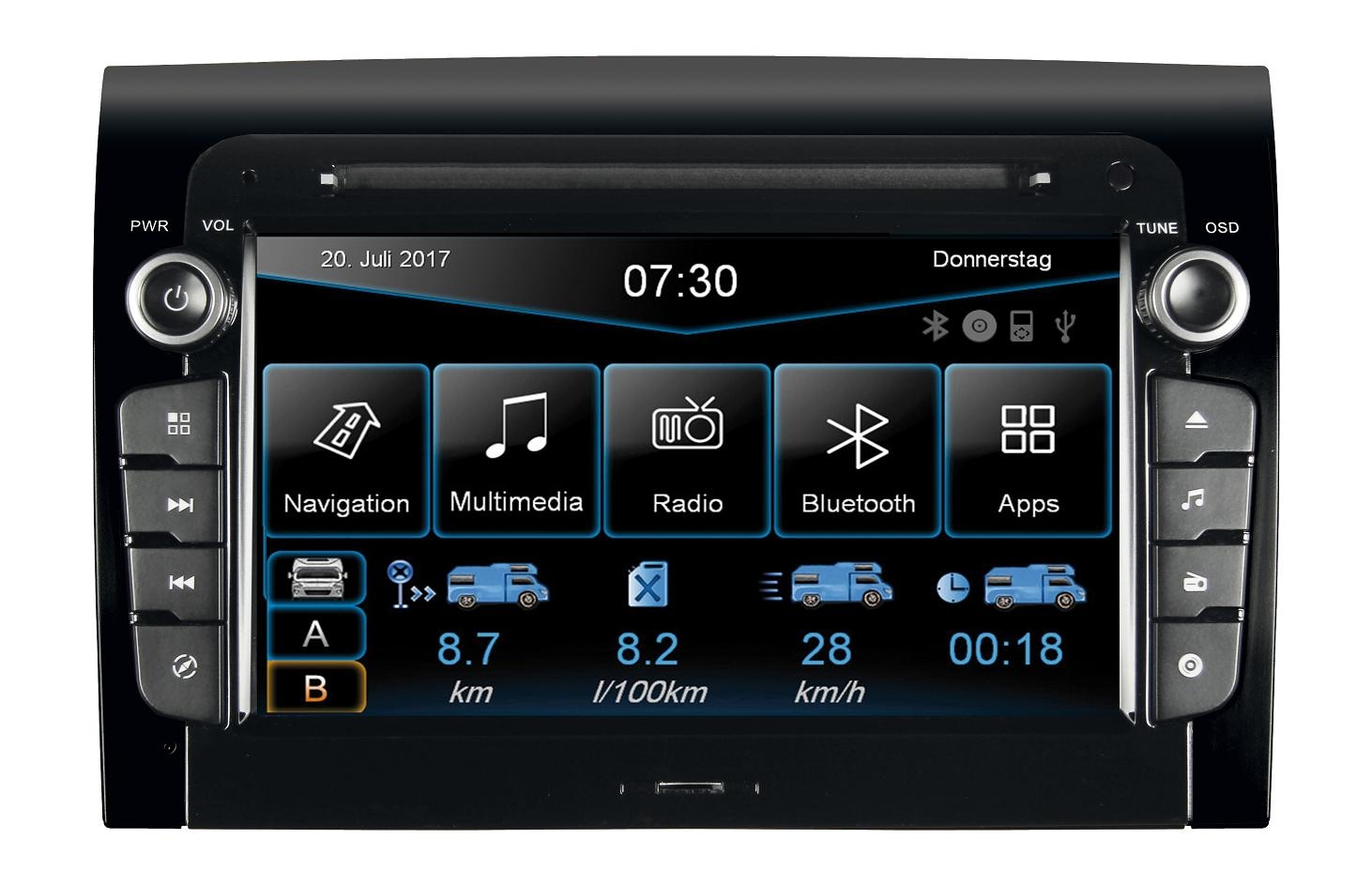 ESX Naviceiver VNC730-FI-DUCATO (mit 3 J. Update)