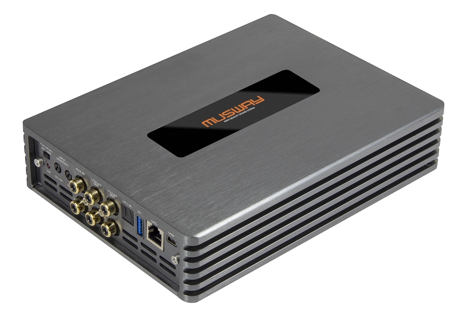 MUSWAY Digital 4-Kanal AMP mit 8-Kanal DSP M4+v3-Evo (512K Version)