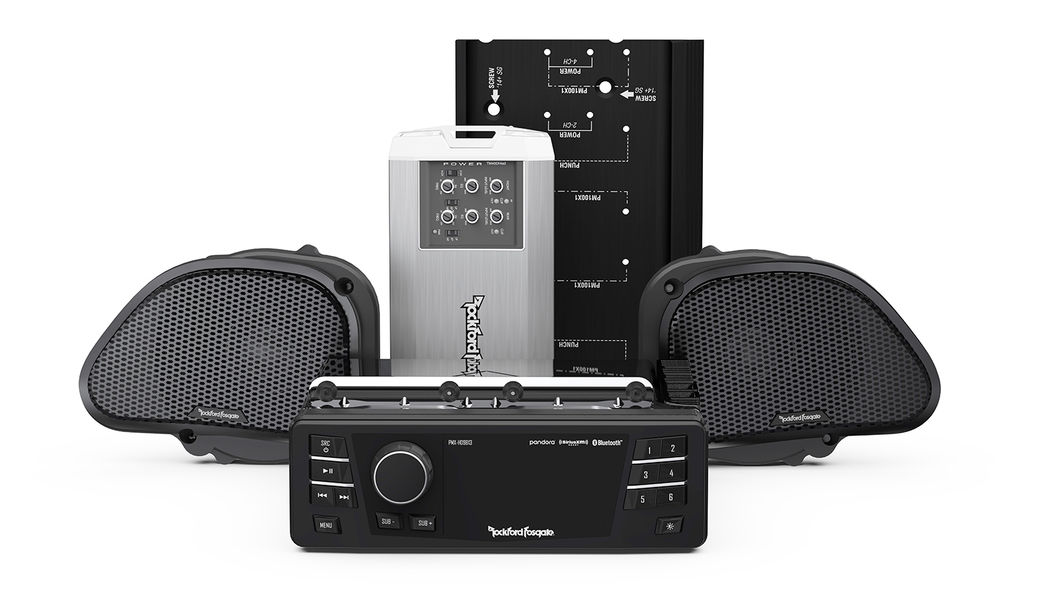 ROCKFORD FOSGATE Audio Kit HD9813RG-STAGE2